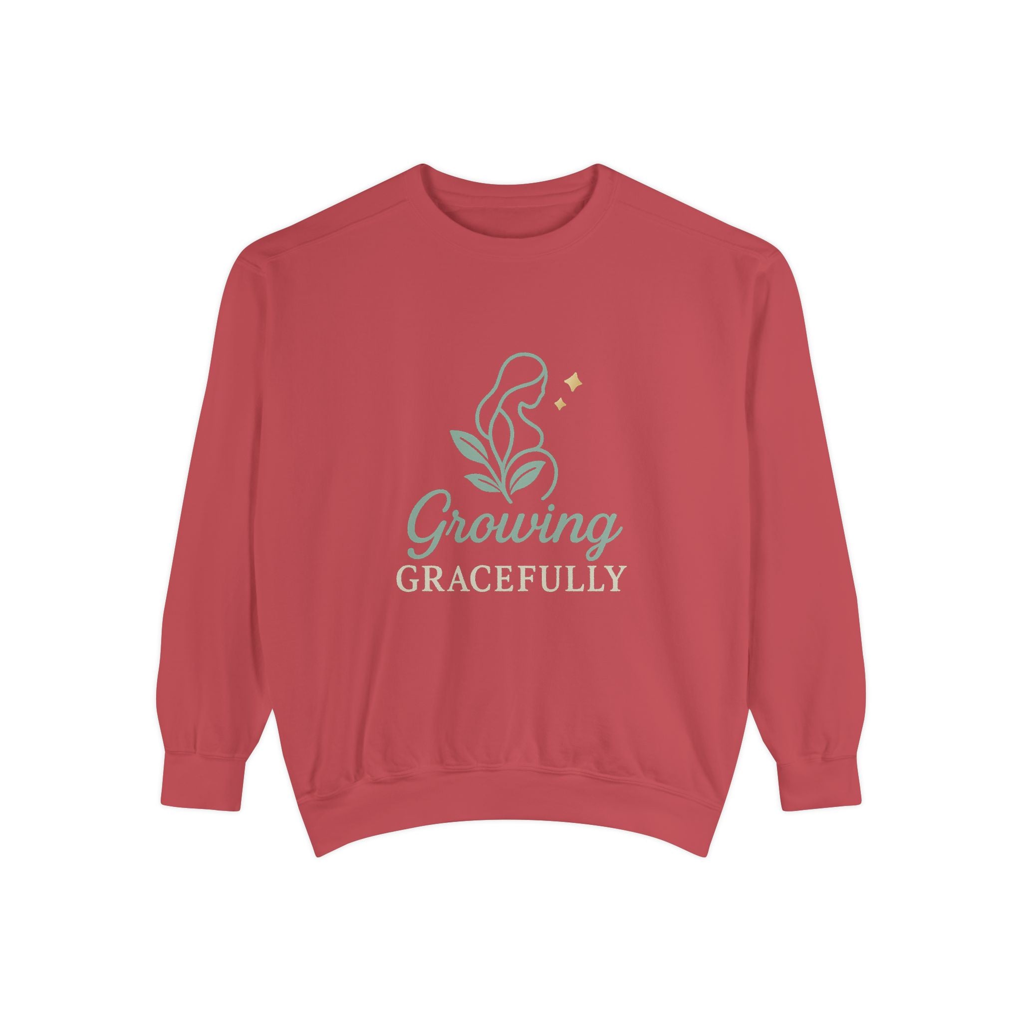 Growing Gracefully Unisex Sweatshirt | Cozy Gift, Casual Wear, Inspirational Apparel, Plant Lover Gift, Everyday Comfort