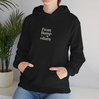 Minimalist Love Hoodie - Cozy Unisex Sweatshirt, Gift for Couples, Valentine's Day, Casual Wear, Everyday Comfort