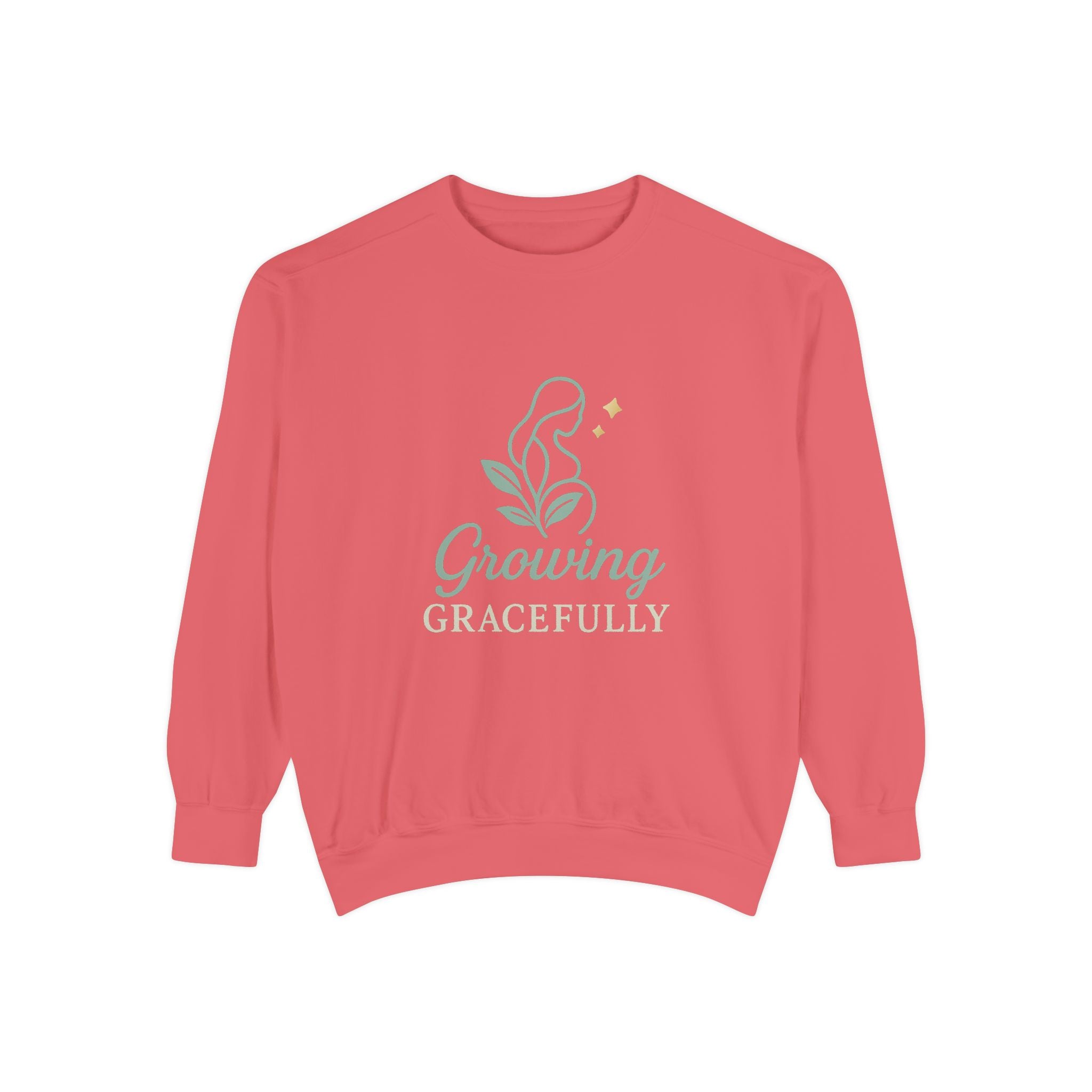 Growing Gracefully Unisex Sweatshirt | Cozy Gift, Casual Wear, Inspirational Apparel, Plant Lover Gift, Everyday Comfort