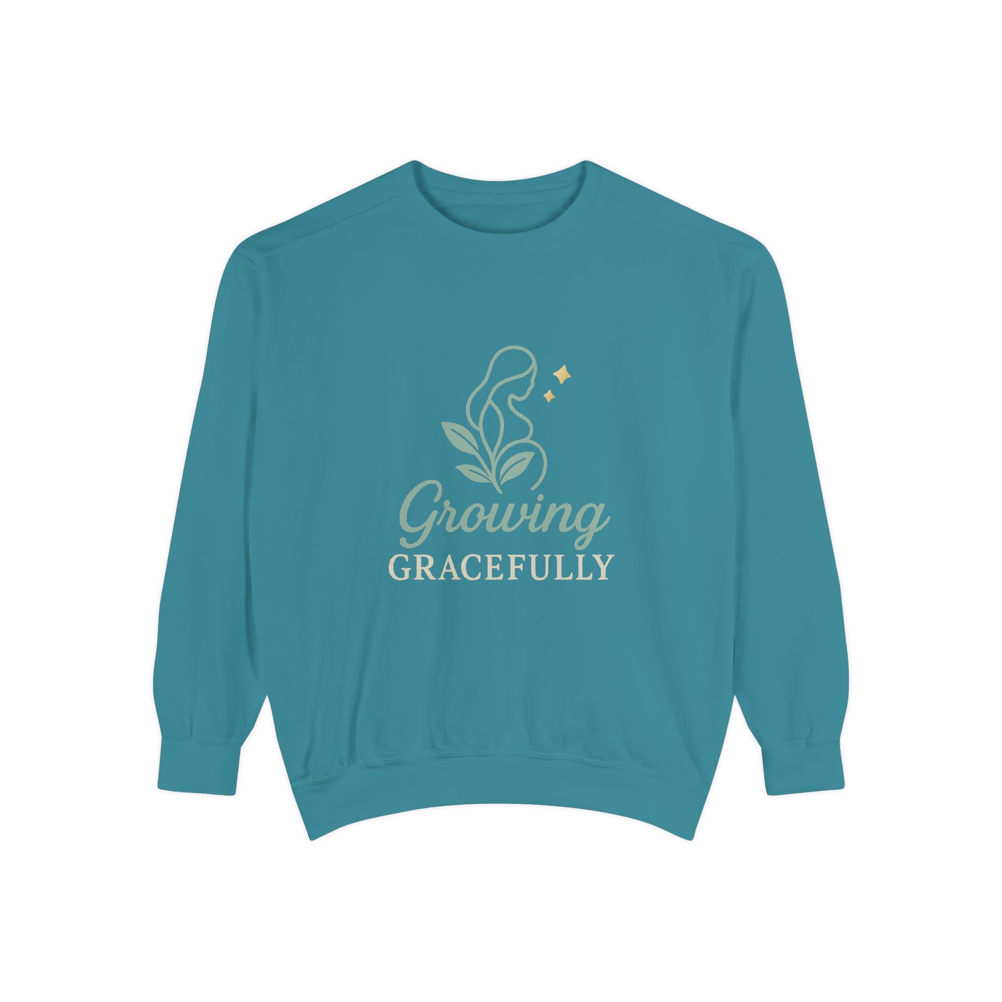 Growing Gracefully Unisex Sweatshirt | Cozy Gift, Casual Wear, Inspirational Apparel, Plant Lover Gift, Everyday Comfort