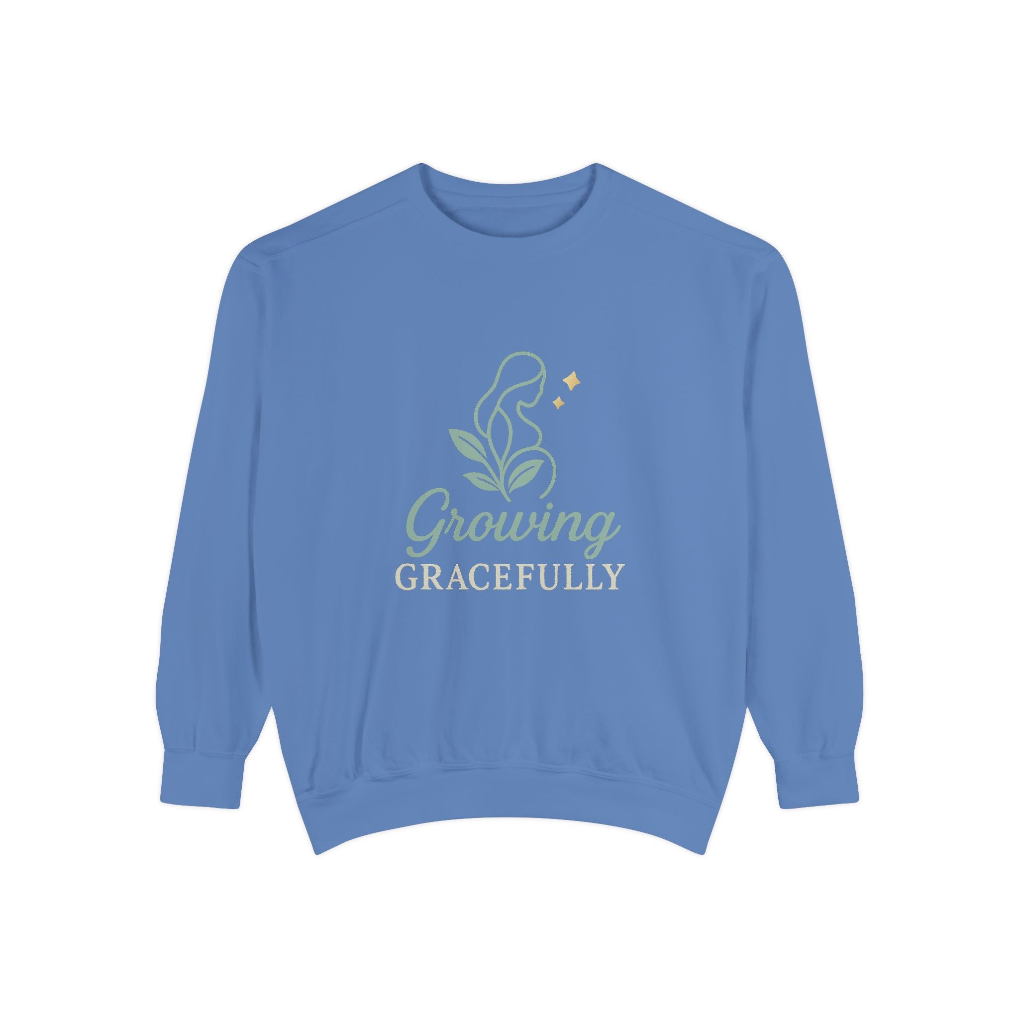 Growing Gracefully Unisex Sweatshirt | Cozy Gift, Casual Wear, Inspirational Apparel, Plant Lover Gift, Everyday Comfort