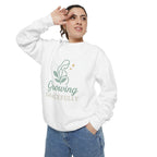 Growing Gracefully Unisex Sweatshirt | Cozy Gift, Casual Wear, Inspirational Apparel, Plant Lover Gift, Everyday Comfort