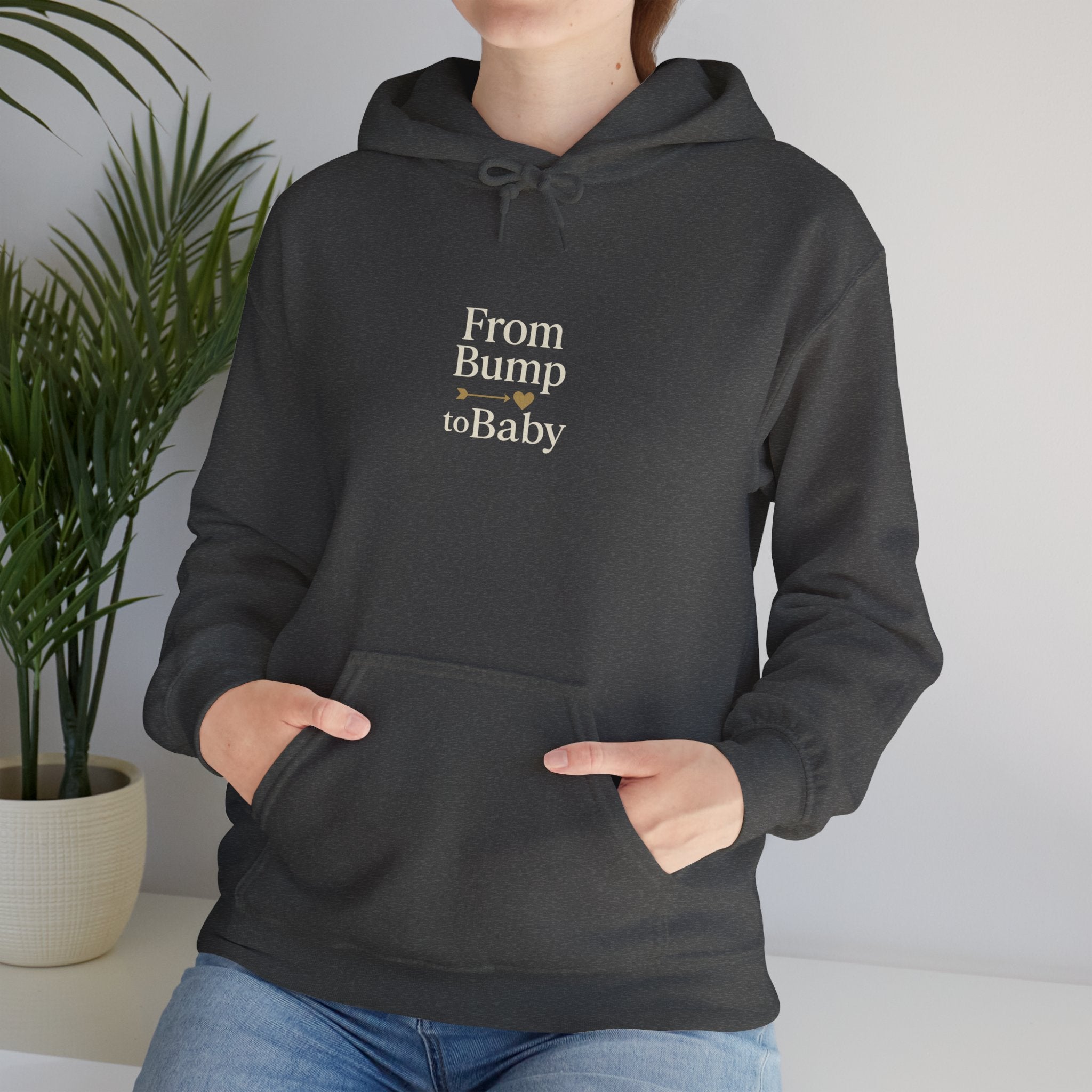 Minimalist Love Hoodie - Cozy Unisex Sweatshirt, Gift for Couples, Valentine's Day, Casual Wear, Everyday Comfort