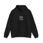 Minimalist Love Hoodie - Cozy Unisex Sweatshirt, Gift for Couples, Valentine's Day, Casual Wear, Everyday Comfort