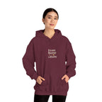 Minimalist Love Hoodie - Cozy Unisex Sweatshirt, Gift for Couples, Valentine's Day, Casual Wear, Everyday Comfort