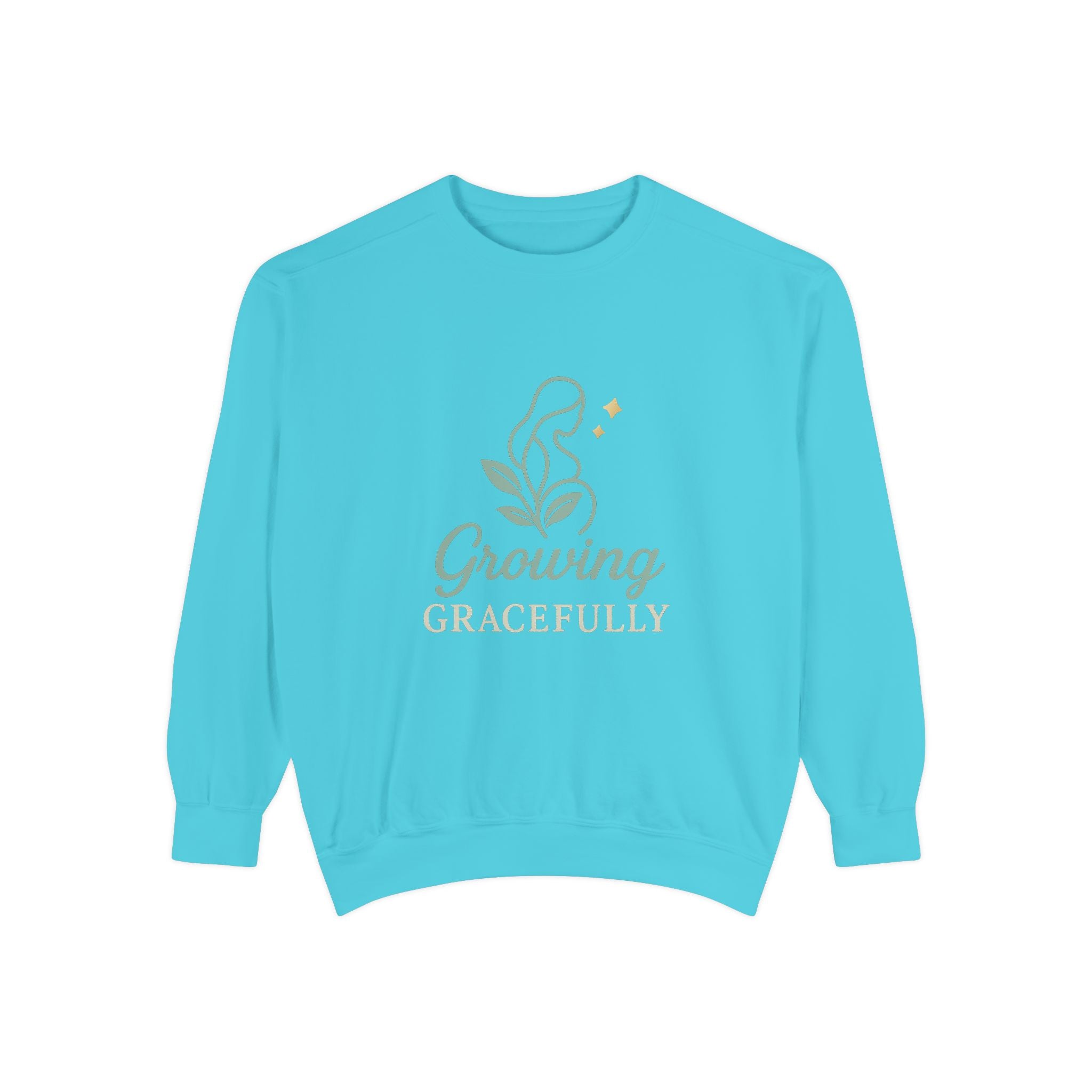 Growing Gracefully Unisex Sweatshirt | Cozy Gift, Casual Wear, Inspirational Apparel, Plant Lover Gift, Everyday Comfort